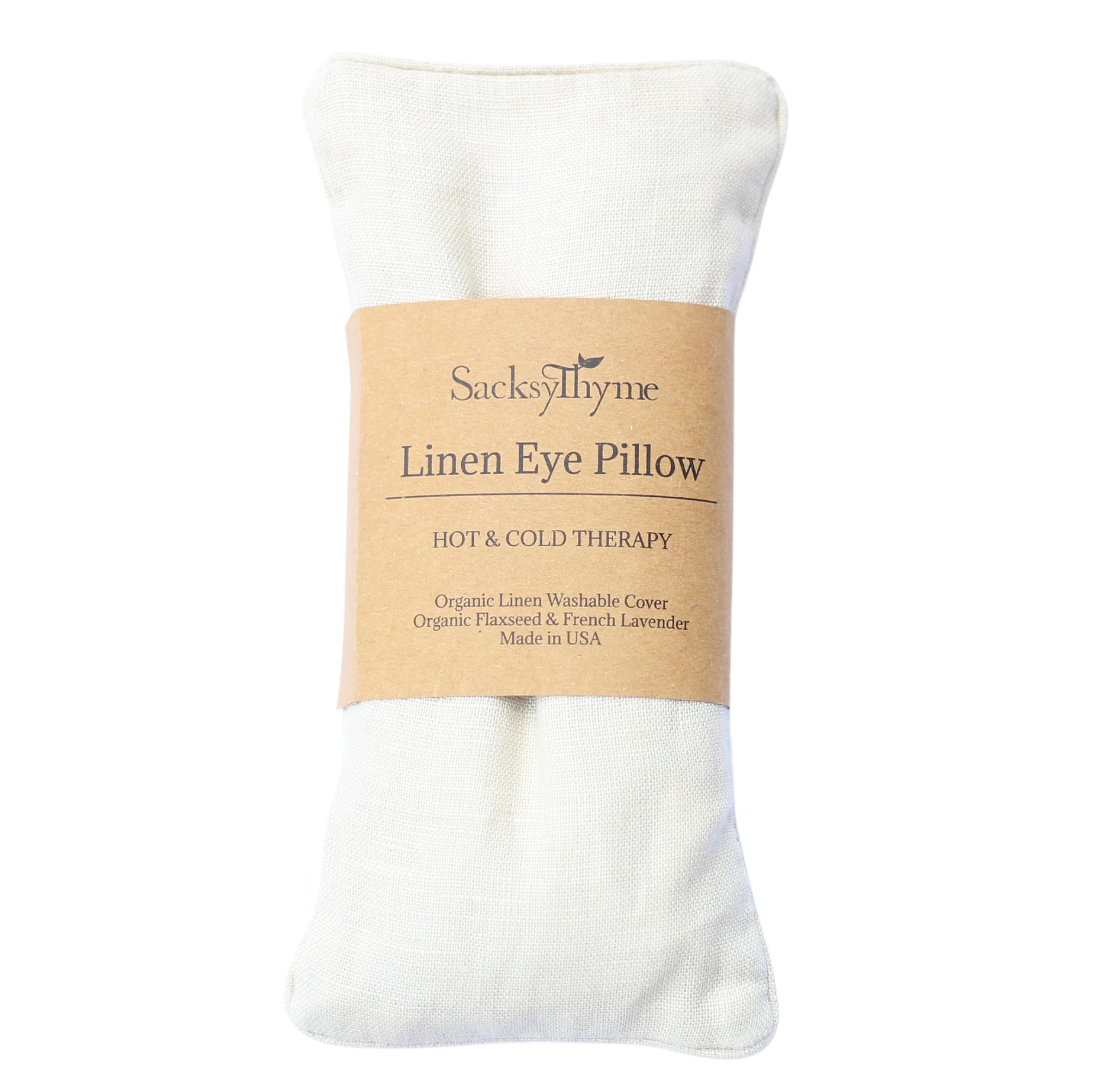 Sacksy Thyme Organic Linen Eye Pillow - Specially