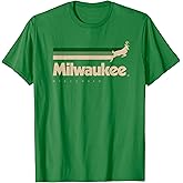 Green Milwaukee Basketball B-Ball City Wisconsin Milwaukee T-Shirt
