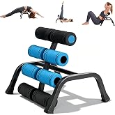 Flexella Mini Inversion Table, Spinal Decompression Table Rollers | Back Extension Machine for Back Pain Relief, Easy to Assemble &amp; 297 Weight Capacity, Home Gym Equipment
