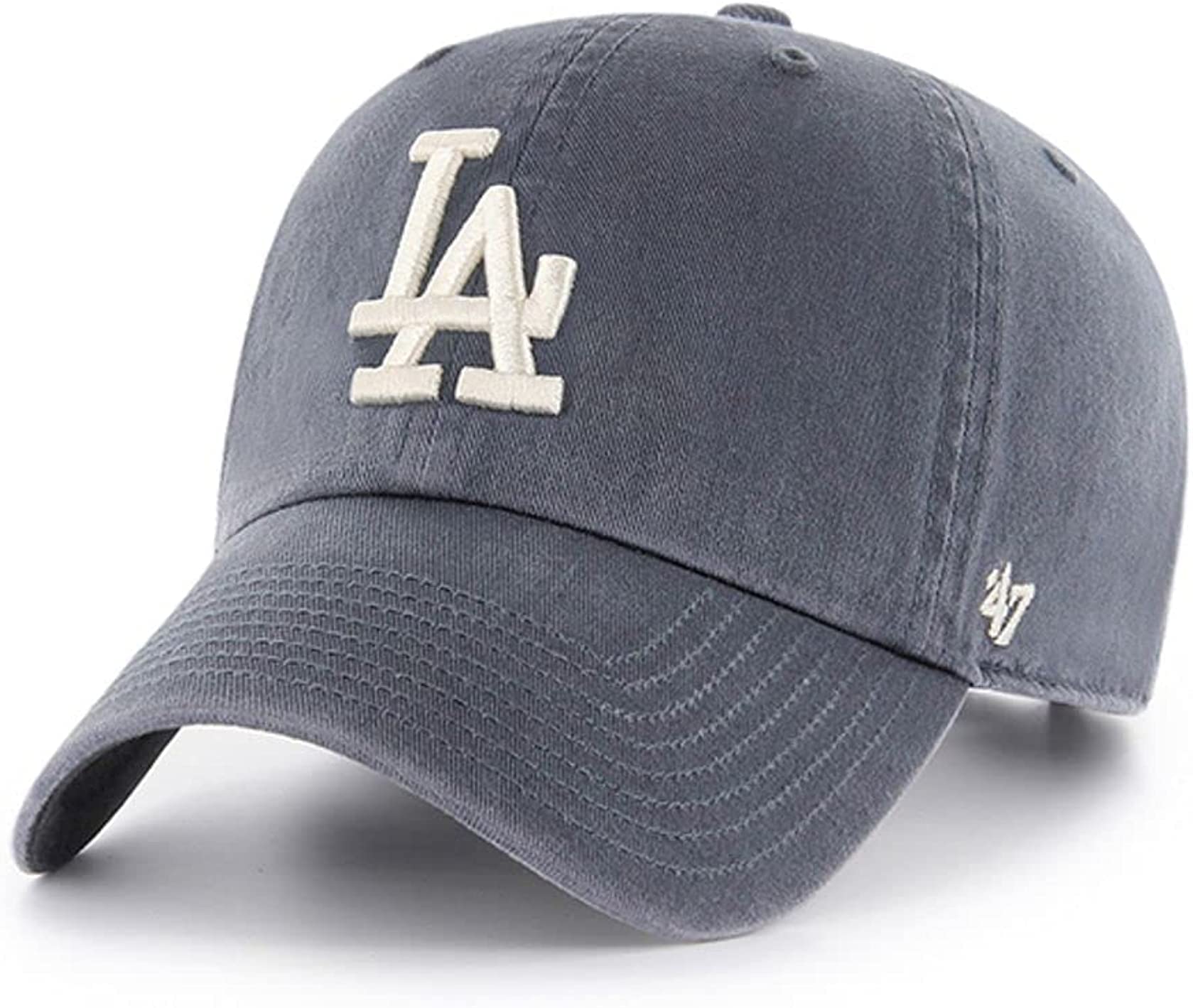 Photo 1 of '47 New York Yankees Adjustable Cap Clean Up MLB, Los Angeles Dodgers Vintage Navy, One Size