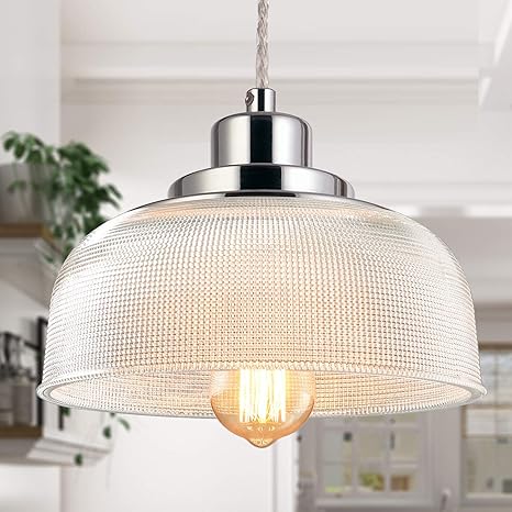 Wohn Ess Schlaf Zimmer Decken Hange Leuchte 100cm Hohe Pendel Lampe Silber Weiss