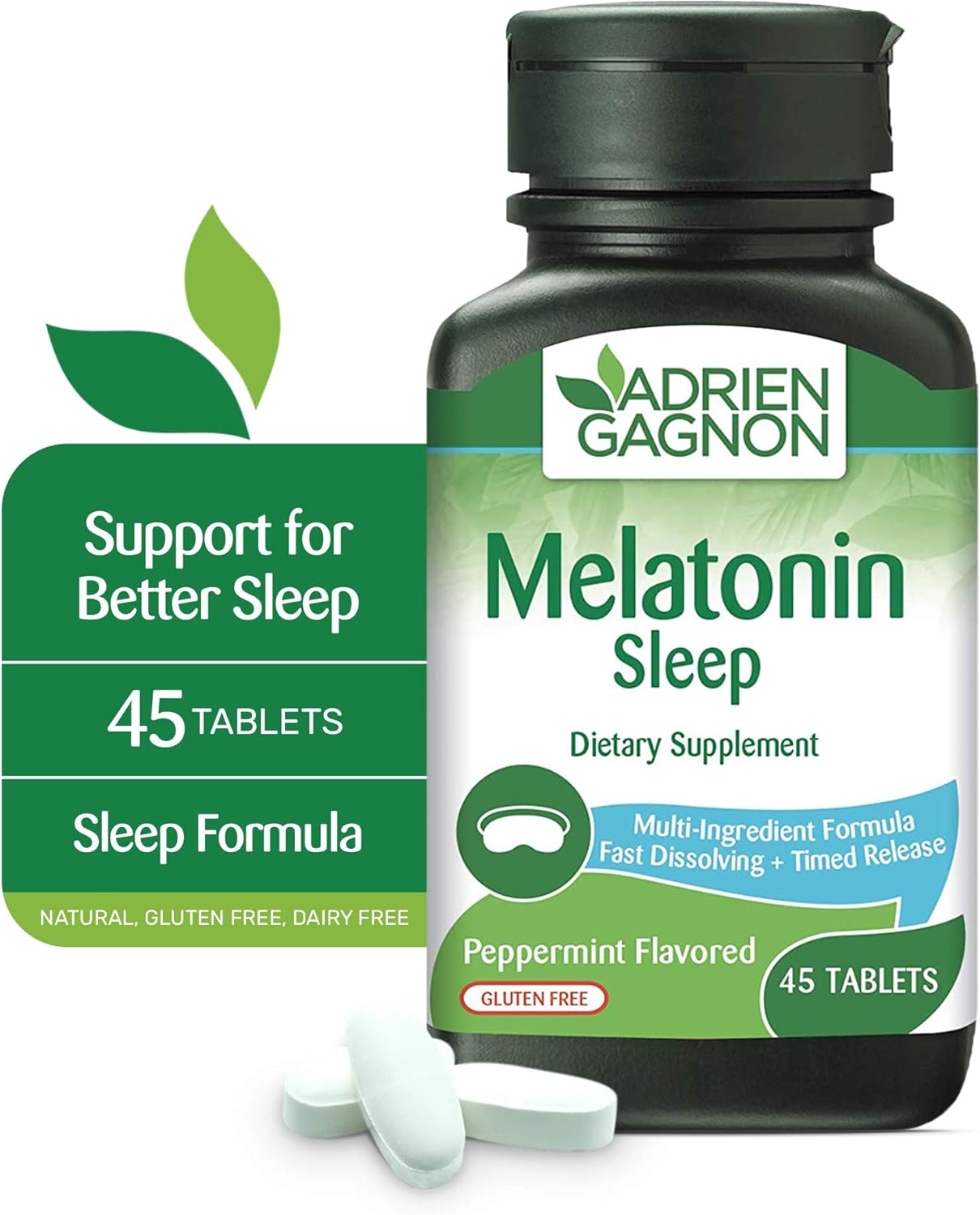 Amazon.com: Adrien Gagnon - Melatonin 10mg, Controlled Time Release Melatonin for No Nocturnal Awakenings, Natural Sleep Aids for Adults, 45 Melatonin Tablets: Health & Personal Care Amazon.com: Adrien Gagnon - Melatonin 10mg, Controlled Time Release Melatonin for No Nocturnal Awakenings, Natural Sleep Aids for Adults, 45 Melatonin Tablets: Health & Personal Care