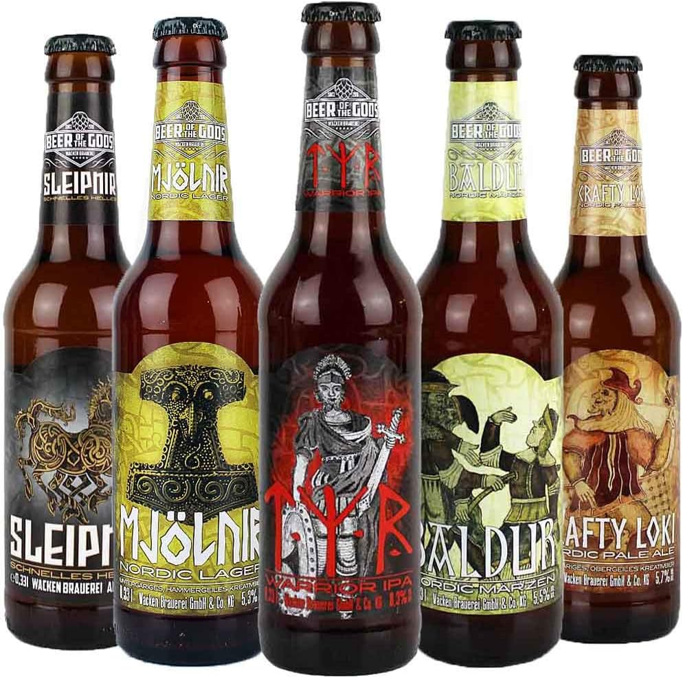 Wacken 5er PROBIERSET aus Schleswig Holstein je 0,33l Amazon.de Bier