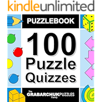 100 Puzzle Quizzes (Interactive Puzzlebook for E-readers)