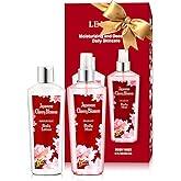 Vital Luxury Japanese Cherry Blossom Bath and Body Care Set - Body Mist and Body Cream Set, Nourishing and Moisturizing Daily Skincare - 8fl.oz / 236mL Each (2-Piece Bundle)