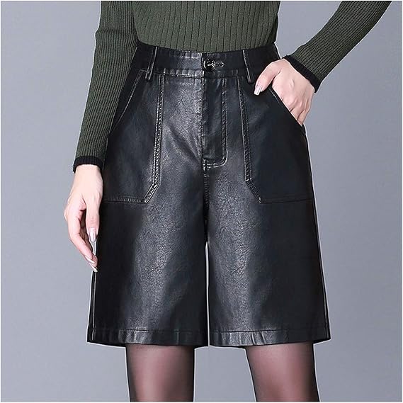 pu leather trousers