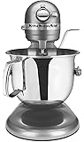 KitchenAid Professional 6000 HD KSM6573CCU Stand Mixer, 6 Quart, Contour Silver