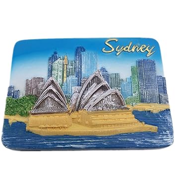 Weekinglo Souvenir Opera House Sydney Australia Imán de Nevera 3D ...