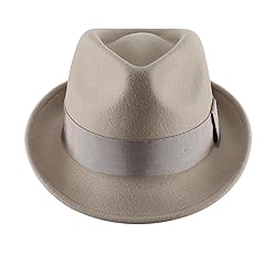 Home Prefer Men's Wool Felt Winter Hat Short Brim