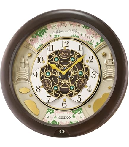 Amazon.com: SEIKO QXM371B Motion Wall Clock with 18 Melodies