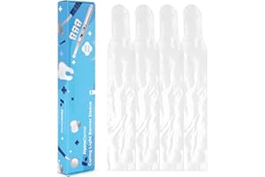 55DENTAL Alpine Dental Curing Light Barrier Sleeves, Clear Protective Cover for Dental Handpiece, Fits A Variety of Curing Lights 8"x1.6" (100)