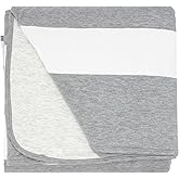 Little Sleepies Cloud Blanket, Soft Viscose from Bamboo Toddler & Baby Blanket for Boys & Girls, Lightweight, Perfect for Hot Sleepers, 65" x 85", Oversized (Heather Gray)