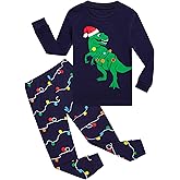 KikizYe Little Big Boys Girls Pajamas Set Kids PJs 100% Cotton Sleepwear