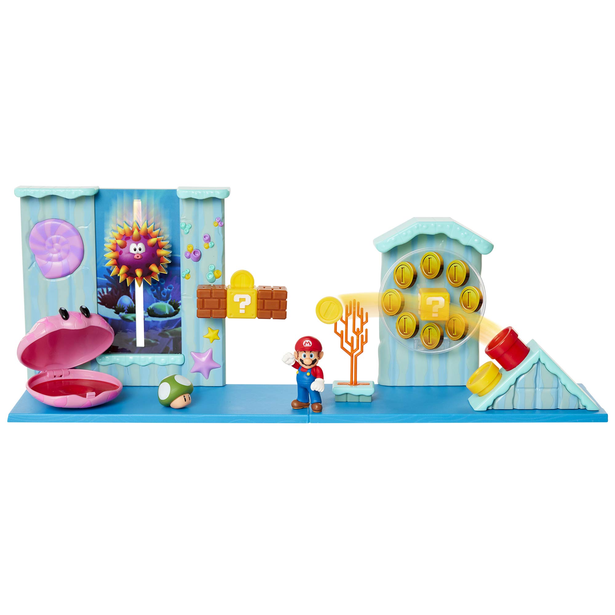 Nintendo Deluxe Underwater Playset With 2.5”/ 6cm Mario Action Figure