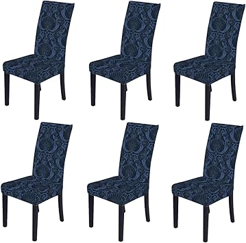 Amazon.de: JHLD Esszimmer Stuhlhussen, Stretch Drucken Stuhlbezug