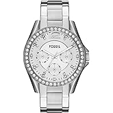 Fossil Women's Riley Stainless Steel Multifunction Watch