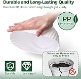 T4U Mini Self Watering Plant Pots 6 Pack 10cm White Plastic Indoor Planters view 5