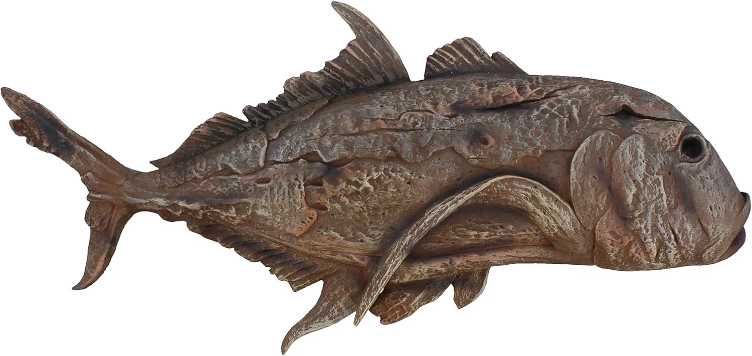 RWI Driftwood Saltwater Fish Wall Decor Plaque Coastal Ocean Art