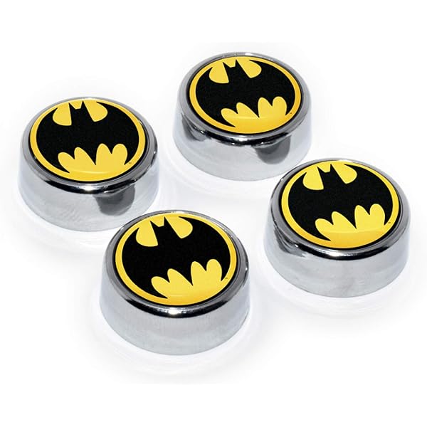 Fake Plug Orecchini Batman In Acciaio Inox – Paio, Nuovi, Unisex, BE211 - Foto 2