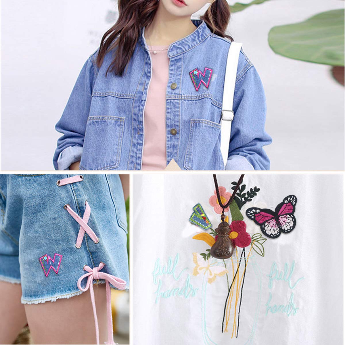 iron on letters for jean jacket