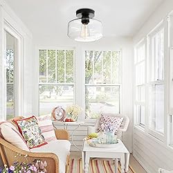 MAXvolador Industrial Semi Flush Mount Ceiling
