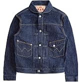 Red Tornado Shawl Collar Ranch Acid-Washed Selvedge Jacket