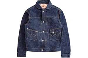 Red Tornado Shawl Collar Ranch Acid-Washed Selvedge Jacket