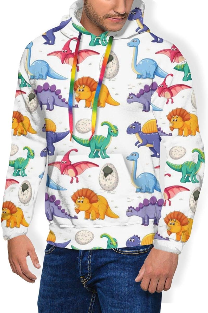 dinosaur print hoodie