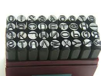 Keshav Letter Punch Set of 36 PCS - 8 MM