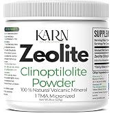 Zeolite Powder | 8 oz (225gr) | Ultra FINE Less-Than 1 &micro;m | Clinoptilolite 95% | 3X Activated | Pure Powder