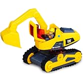 CAT Construction Toys, Power Action Crew Excavator, Light &amp; Sound, Battery Operated, Ages 3+