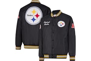 Ultra Game Mens NFL Official Supreme Satin Jacket