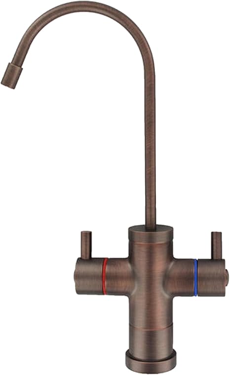 Tomlinson Modern Hot Cold Dual Handle Faucet For Reverse Osmosis