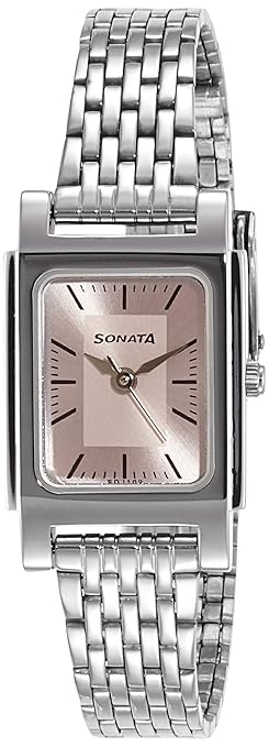 Sonata Essentials 2.0 Analog White Dial Women's Watch-87021SM02