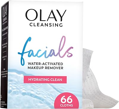 Olay Daily Facials 4-in-1 Water Activated Cleansing Cloths 66 Count