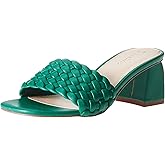 The Drop Women's Paisley Woven Square-Toe Block-Heel Sandal