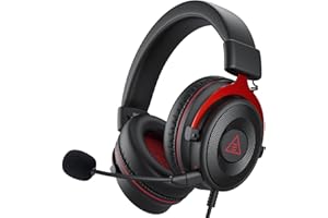 EKSA E900 Gaming Headset with Microphone - PC Headset with Detachable Noise Canceling Mic, 3D Surround Sound, Wired Headphone for PS4, PS5, Xbox, Computer, Laptop, Switch, Handheld (3.5MM Jack)