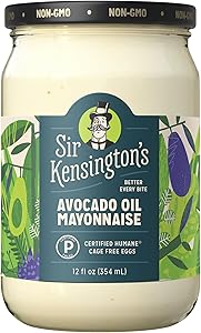 Sir Kensington's Mayonnaise Avocado Oil Mayo Keto Diet & Paleo Diet Certified Gluten Free & Non-GMO Project Verified Condimen