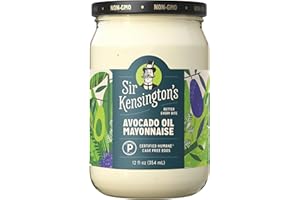 Sir Kensington's Mayonnaise Avocado Oil Mayo Keto Diet & Paleo Diet Certified, Gluten Free, Non-GMO Project Verified, Certified Humane Free Range Eggs, Shelf-Stable, 12 oz