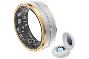 VIOHEAD Smart Ring Health Tracker - Fitness Sleep Heart Rate Blood Oxygen Tracker Smart Ring for Men and Women,IP68 Waterproof Level Bluetooth Fitness Tracker Rings - Free APP