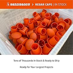 Sandbaggy Rebar Mushroom Safety Caps | for Rebar #3