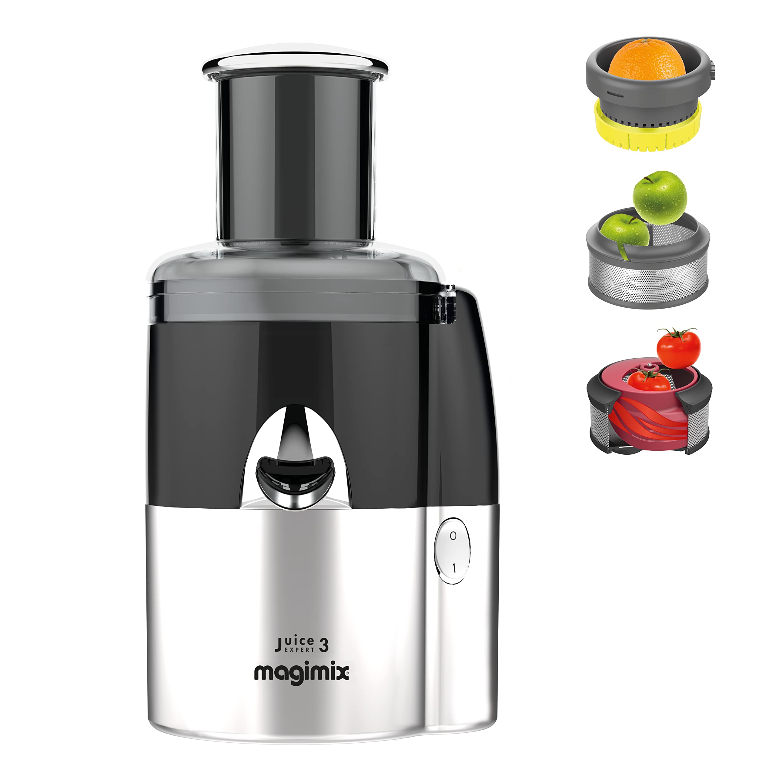 Magimix Juice Expert 3 | Juice, Smoothie & Plant-Based Milk Maker Machine | Easy Maintenance | Satin/Black, 18082