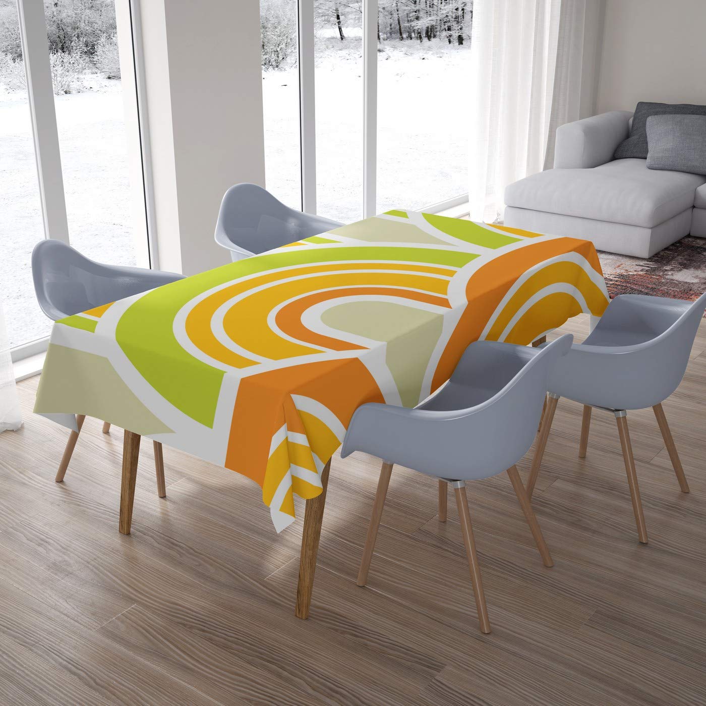 Bonamaison Kitchen Decoration, Tablecloth, 140cm x 200cm - Designed and Manufactured in Turkey