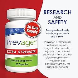 Prevagen Extra Strength 20mg, 30 Capsules, with