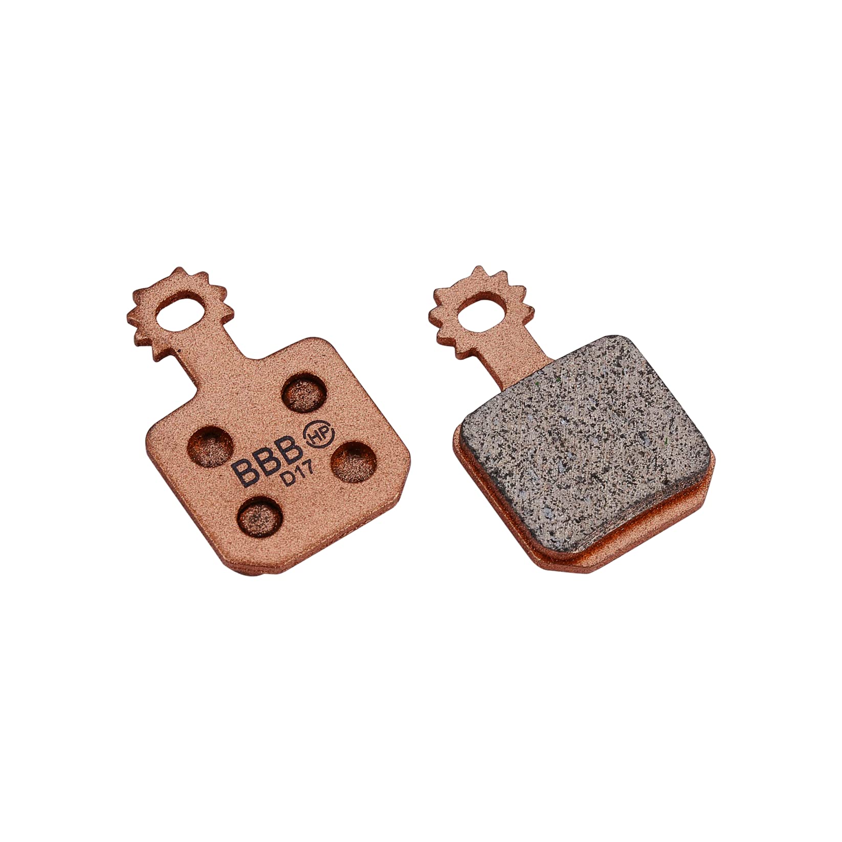 BBB Cycling Unisex's BBS-372S Stop HP Sintered High Performance Bike Disc Brake Pad for Magura MT7 and MT Trail Carbon (Front), 2 Pairs