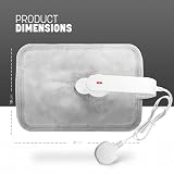 KEPLIN Rechargeable Electric Hot Water Bottle Grey view 2