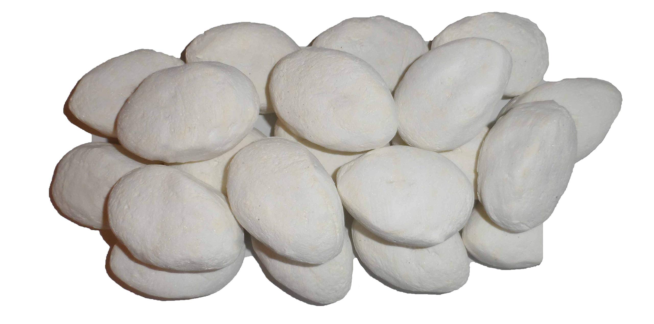 10 XL Gas Fire Replacement White Pebbles For Coal Fire BY COALS 4 YOU, Black