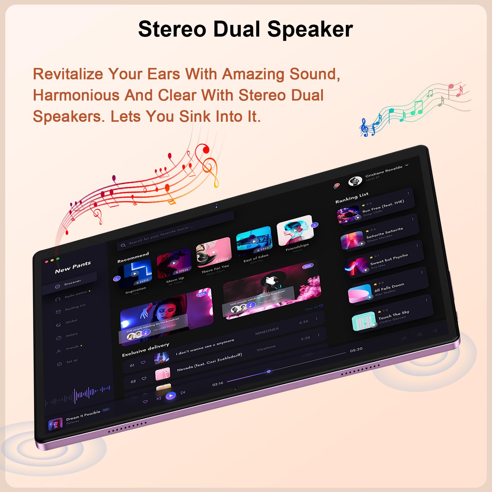 Dghrti 2025 Android 14 Tablet, 22GB RAM+128GB ROM+1TB Expand, 8000mAh Battery, 10.1 Inch Touchscreen, Octa-Core CPU, 2-in-1 Tablet with Keyboard&Mouse, Support BT5.0, GPS, WiFi - Purple