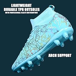HESBITEUL Soccer Cleats for Men Women Football Turf