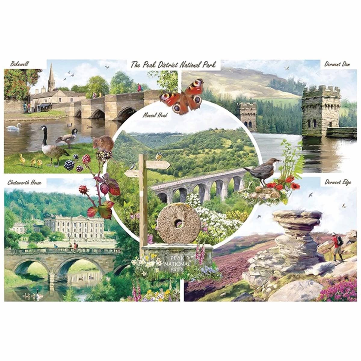 Otter House Gift Rectangular Jigsaw - Peak District National Park (76390)